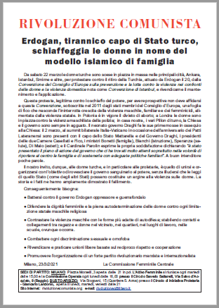 Turchia esce da convenz.Istanbul